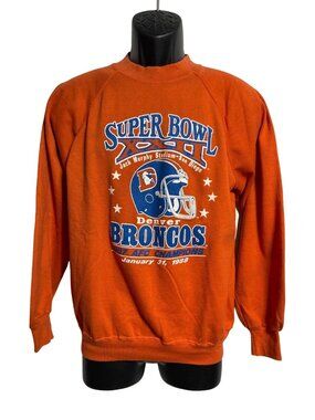 Vintage Trench Denver Broncos 1987 AFC Champions Super Bowl XXII 1988